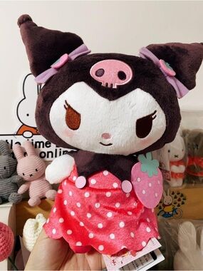 Sanrio Kuromi Strawberry Plush 45th Anniversary Edition